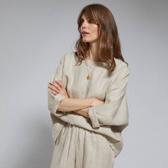 Suzi Kondi Hera Linen Bloomers + The Saria Linen Top Set - Picture 5 of 6